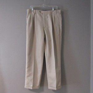 NWT Perry Ellis Portfolio Tan Pants 34 x 29
